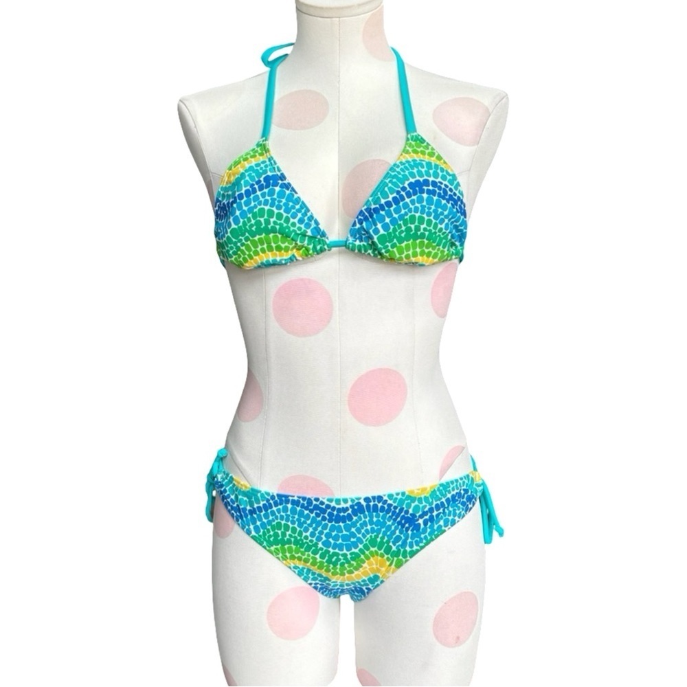 Y2K Joe Boxer String Bikini- top size small, bottoms size medium